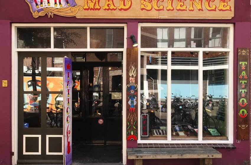 Mad_Science_Tattoo_Den_Haag_voorkant_shop_web